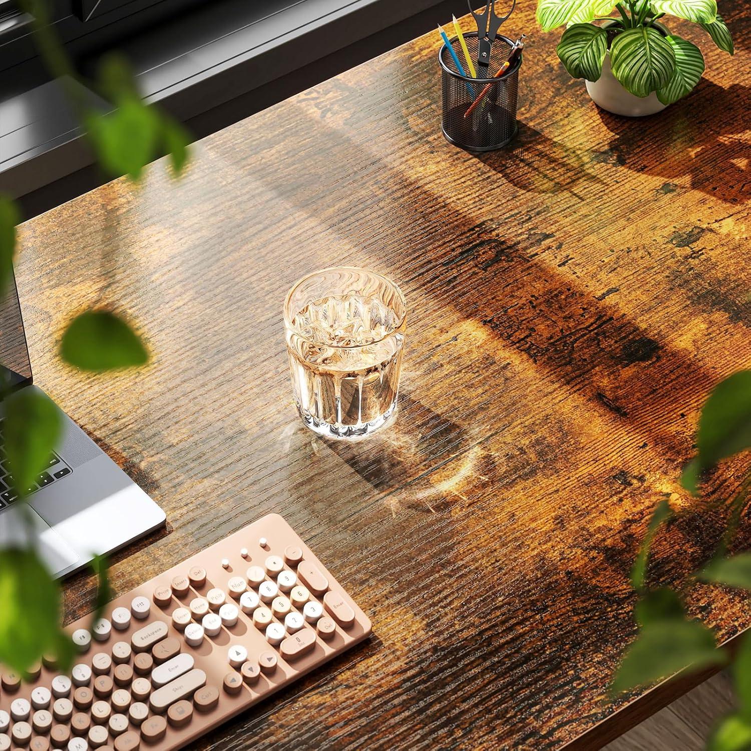 Our Review: Coleshome 55-inch Vintage Desk-Pros